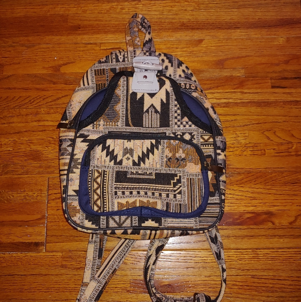Tribal print Small Backpack